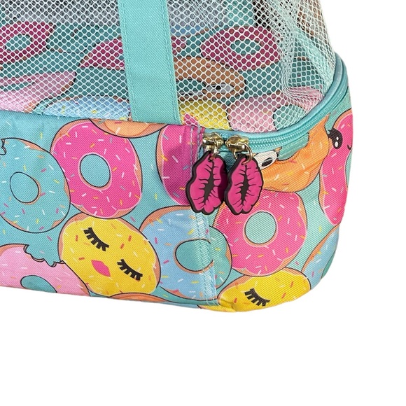 Luv Betsy Johnson Donut Mesh & Canvas Cooler Tote - Picture 4 of 8